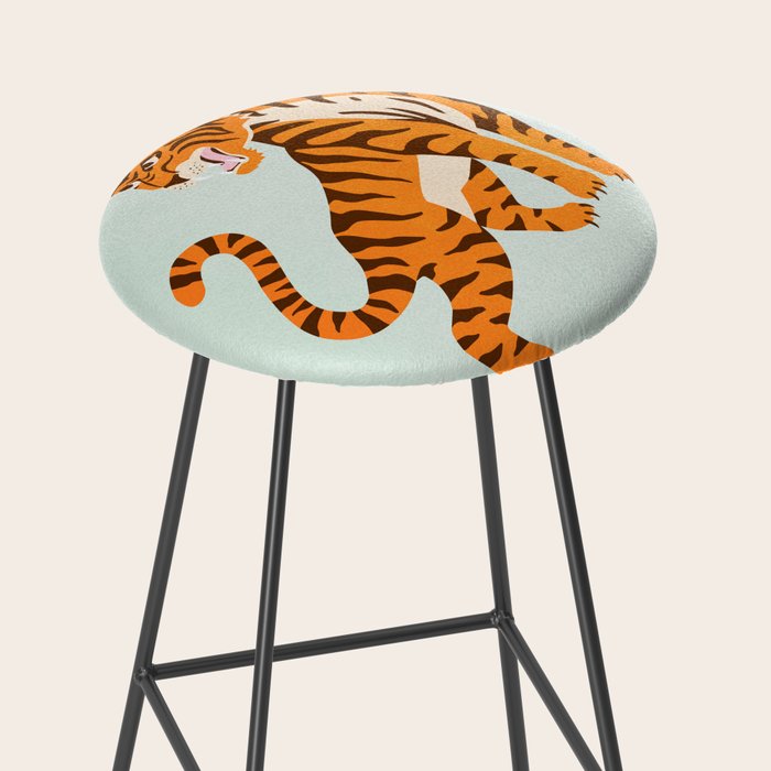 The Roar: Orange Tiger Edition Stool Gallery Image 2