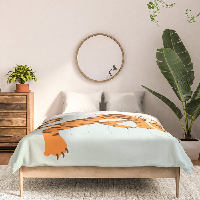The Roar: Orange Tiger Edition Comforter Gallery Image 3