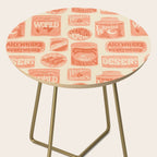 Vagabondâs Cupboard - peach and cream Side Table Gallery Image 2