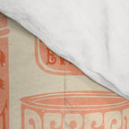 Vagabondâs Cupboard - peach and cream Comforter Gallery Image 4