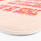 This is My Second Rodeo (pink and orange old west letters) Bath Mat Gallery Image 3