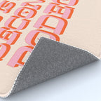 This is My Second Rodeo (pink and orange old west letters) Rug Gallery Image 4