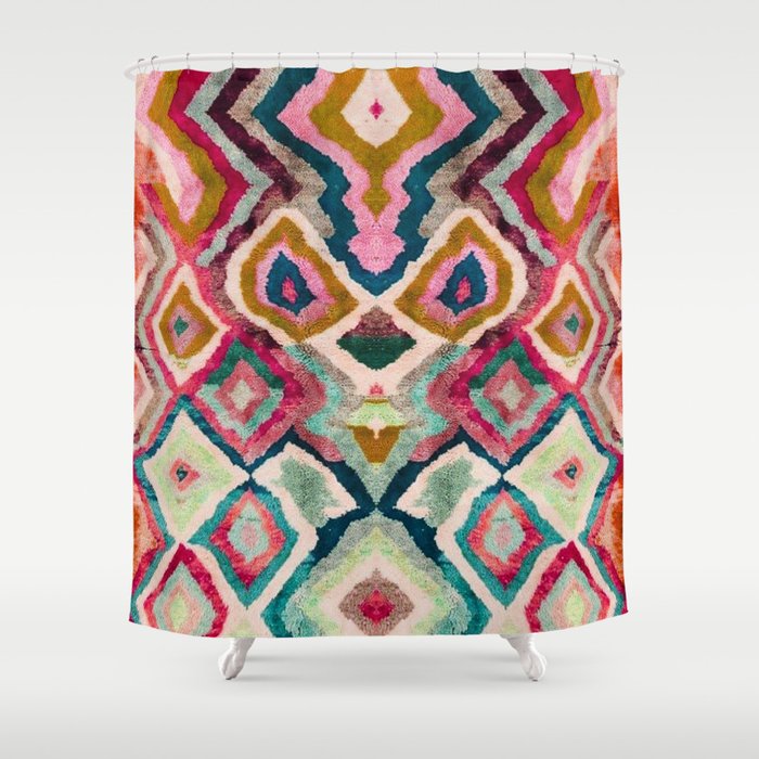 Multicolour Design Shower Curtain Gallery Image 1