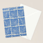 Abstract plant leaf organic shape pattern Stationery Card Gallery Image 2