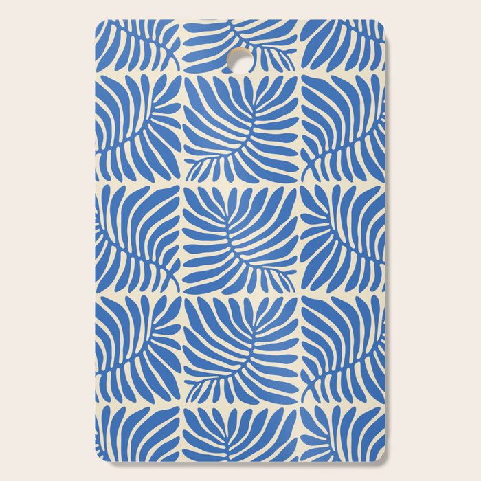 Abstract plant leaf organic shape pattern Cutting Board Gallery Image 1