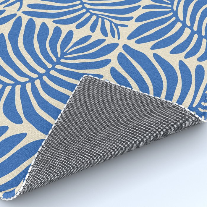 Abstract plant leaf organic shape pattern Rug Gallery Image 4