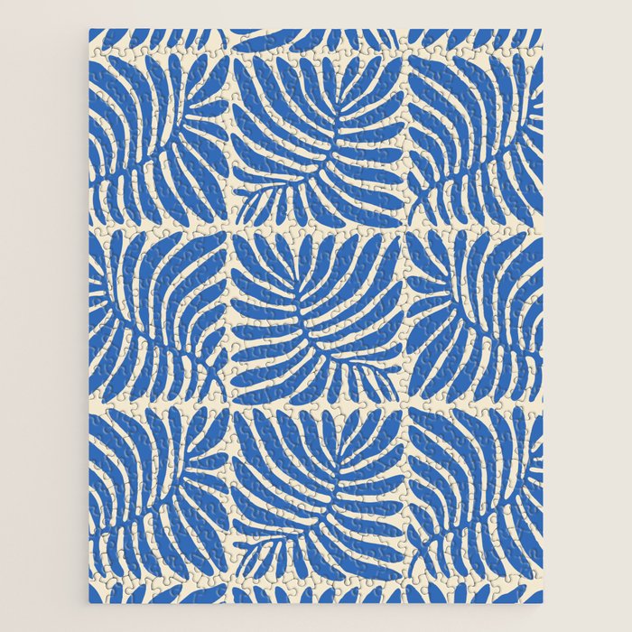 Abstract plant leaf organic shape pattern Jigsaw Puzzle Gallery Image 1