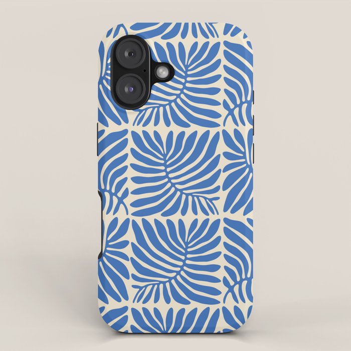 Abstract plant leaf organic shape pattern iPhone Case Gallery Image 1