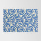 Abstract plant leaf organic shape pattern Rug Gallery Image 2