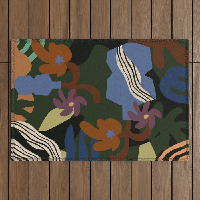 Seasonal Green Outdoor Rug Gallery Image 1