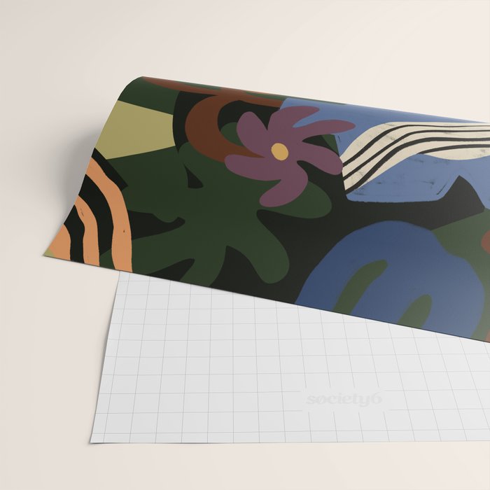 Seasonal Green Wrapping Paper Gallery Image 2