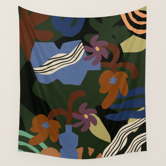 Seasonal Green Wall Tapestry Gallery Image 4