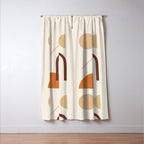 Abstraction_GEOMETRIC_SHAPE_ART_Minimalism_001C Window Curtain Gallery Image 3