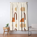 Abstraction_GEOMETRIC_SHAPE_ART_Minimalism_001C Window Curtain Gallery Image 5