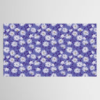 Very peri chrysanthemums Tablecloth Gallery Image 2