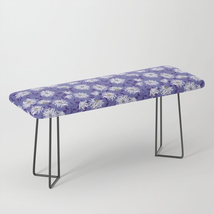Very peri chrysanthemums Bench Gallery Image 1
