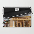 Cafe Montmartre | Paris Art Print | Travel Photography Laptop Sleeve Gallery Image 2