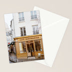 Cafe Montmartre | Paris Art Print | Travel Photography Stationery Card Gallery Image 2