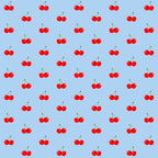 Y2K Cherries - Blue Pattern Miniature Coffee Mug Gallery Image 2