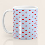 Y2K Cherries - Blue Pattern Miniature Coffee Mug Gallery Image 3