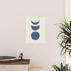 Lunar Phase - Blue Poster Gallery Image 2