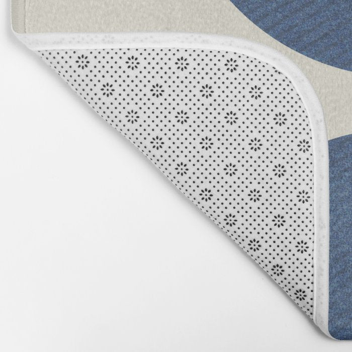 Lunar Phase - Blue Bath Mat Gallery Image 2