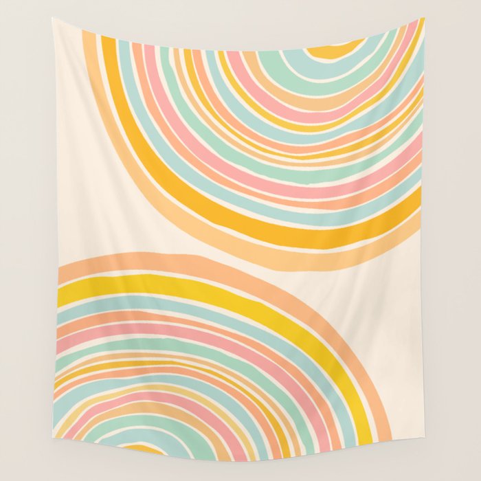 Rainbow Reflections Wall Tapestry Gallery Image 1