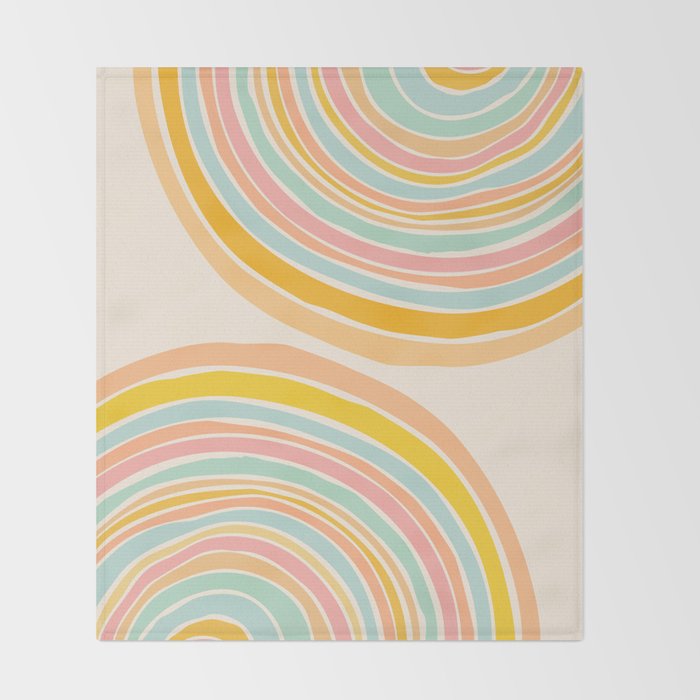 Rainbow Reflections Throw Blanket Gallery Image 2