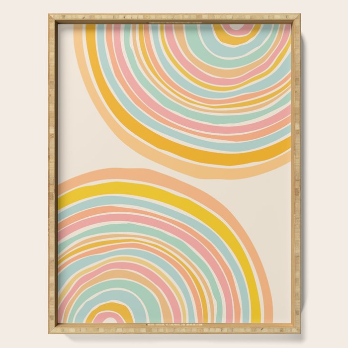 Rainbow Reflections Serving Tray Gallery Image 1