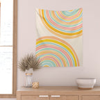 Rainbow Reflections Wall Tapestry Gallery Image 2