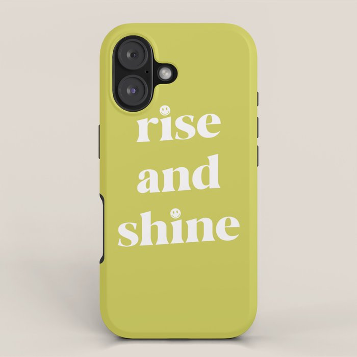 Rise And Shine Lime iPhone Case Gallery Image 1