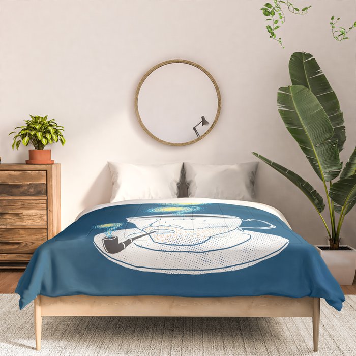 Starry starry coffee Comforter Gallery Image 3