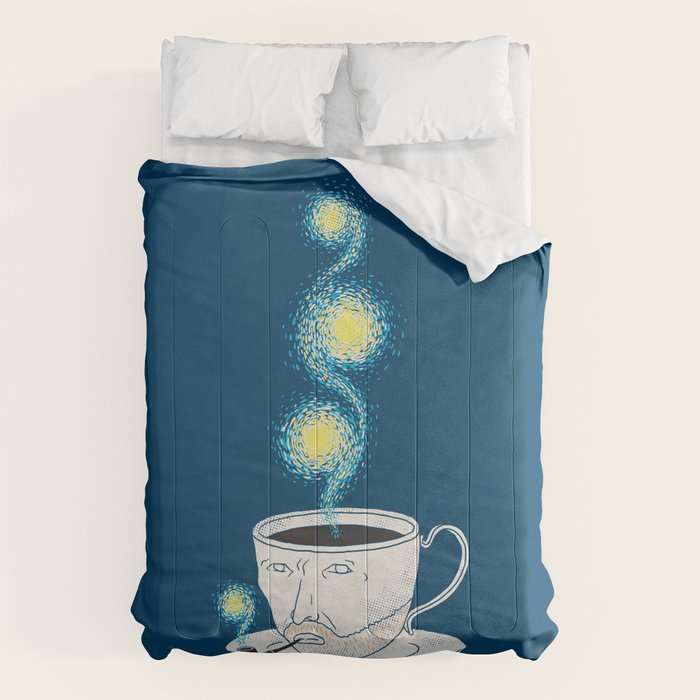 Starry starry coffee Comforter Gallery Image 6