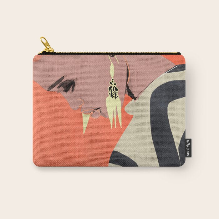 Girl Portrait 25 Carry All Pouch Gallery Image 1