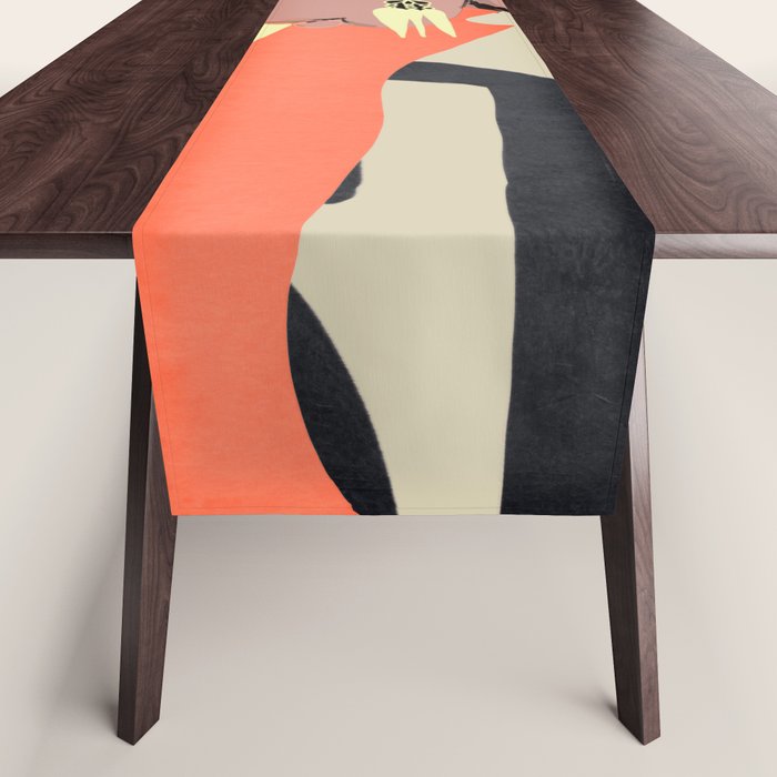 Girl Portrait 25 Table Runner Gallery Image 1