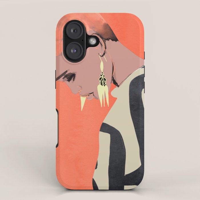 Girl Portrait 25 iPhone Case Gallery Image 1