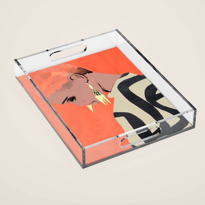 Girl Portrait 25 Acrylic Tray Gallery Image 1