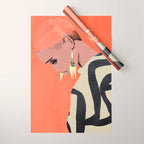 Girl Portrait 25 Wrapping Paper Gallery Image 1