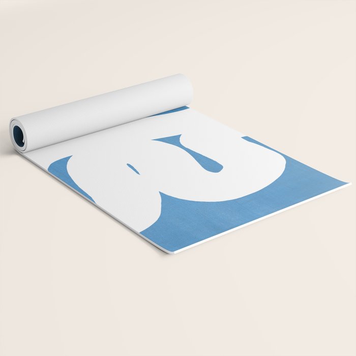 Baby Blue Wiggle Run Yoga Mat Gallery Image 2