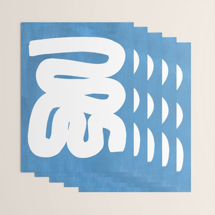 Baby Blue Wiggle Run Wrapping Paper Gallery Image 3