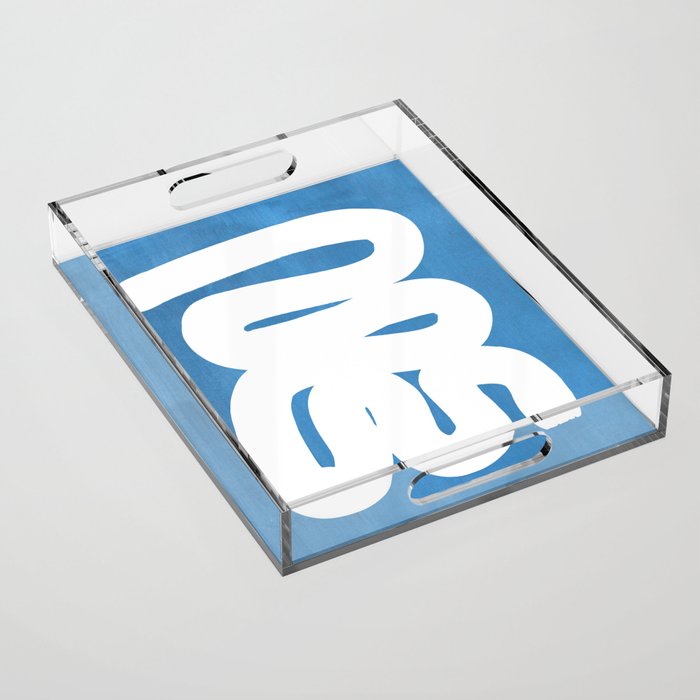 Baby Blue Wiggle Run Acrylic Tray Gallery Image 1