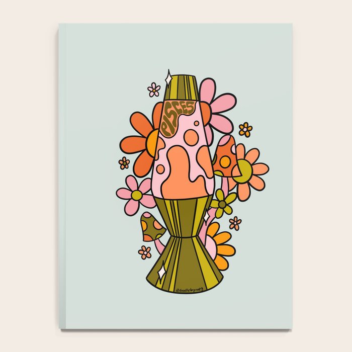 Pisces Lava Lamp Notebook Gallery Image 4