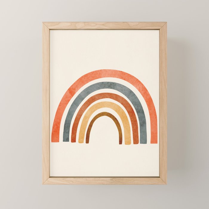 Abstract Rainbow 88 Mini Art Print Gallery Image 1