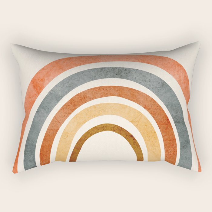 Abstract Rainbow 88 Rectangular Pillow Gallery Image 2