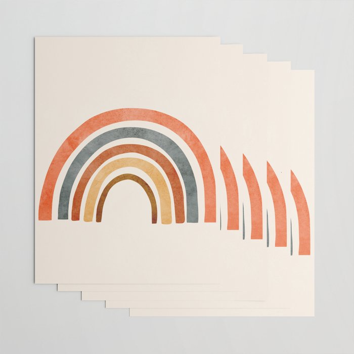 Abstract Rainbow 88 Wrapping Paper Gallery Image 3