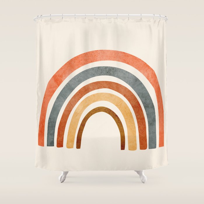 Abstract Rainbow 88 Shower Curtain Gallery Image 1