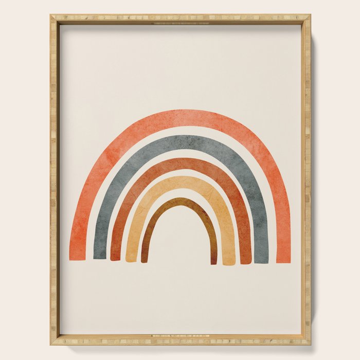 Abstract Rainbow 88 Serving Tray Gallery Image 1
