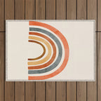 Abstract Rainbow 88 Outdoor Rug Gallery Image 1