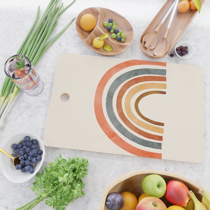 Abstract Rainbow 88 Cutting Board Gallery Image 2