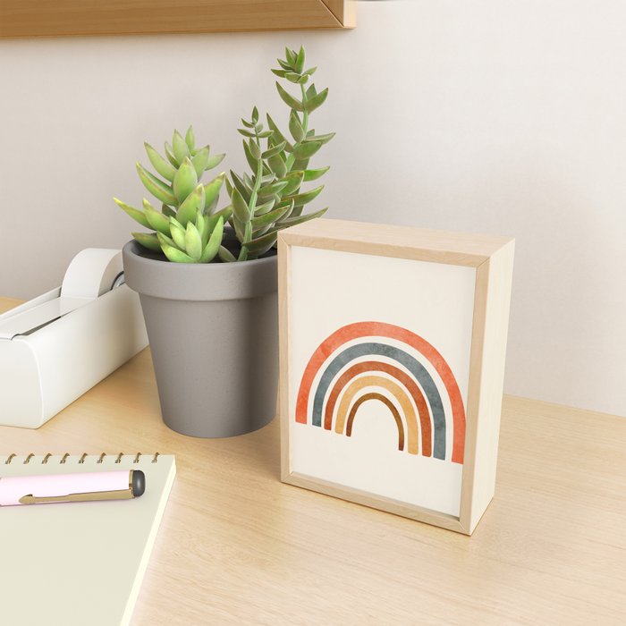 Abstract Rainbow 88 Mini Art Print Gallery Image 2